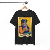 Dodgers Kike El Paletero Loteria Card Tee Shirt -  Unisex Heavy Cotton Casual Fit